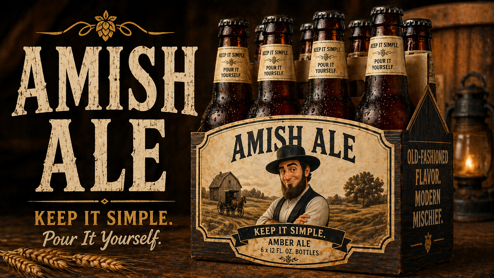Amish Ale “Keep It Simple” Tee – Batch #001