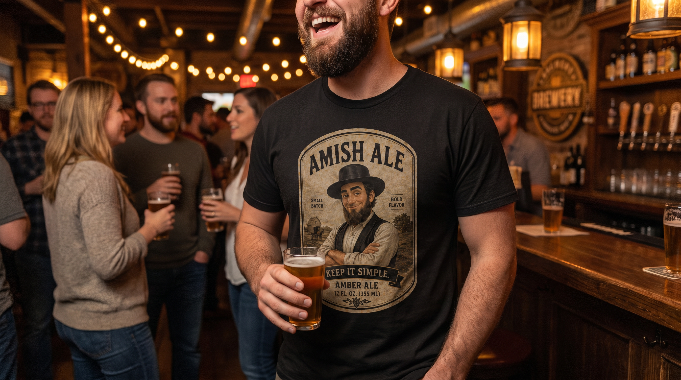 Amish Ale “Keep It Simple” Tee – Batch #001
